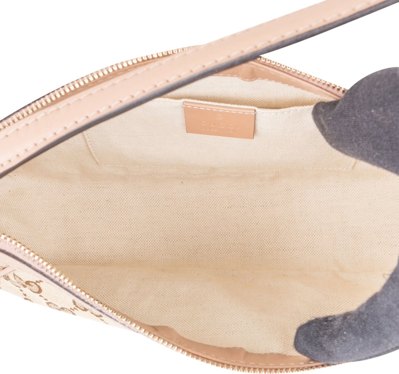 Gucci Gucci GG Monogram Mini Princy Shoulder Bag Bruin