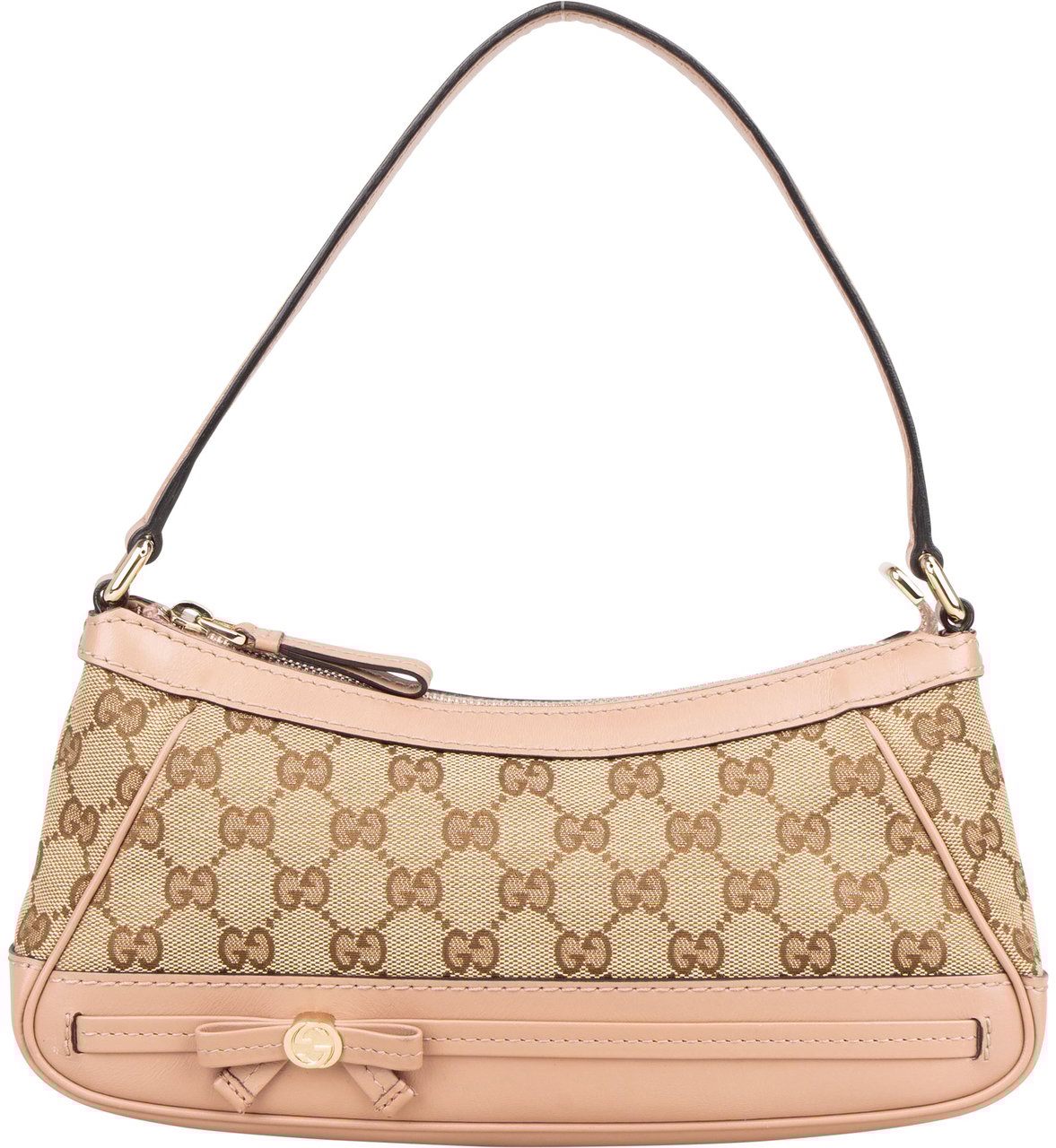 Gucci Gucci GG Monogram Mini Princy Shoulder Bag Bruin