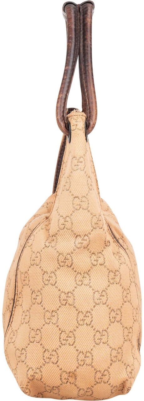 Gucci GG Monogram Shoulder Bag Bruin