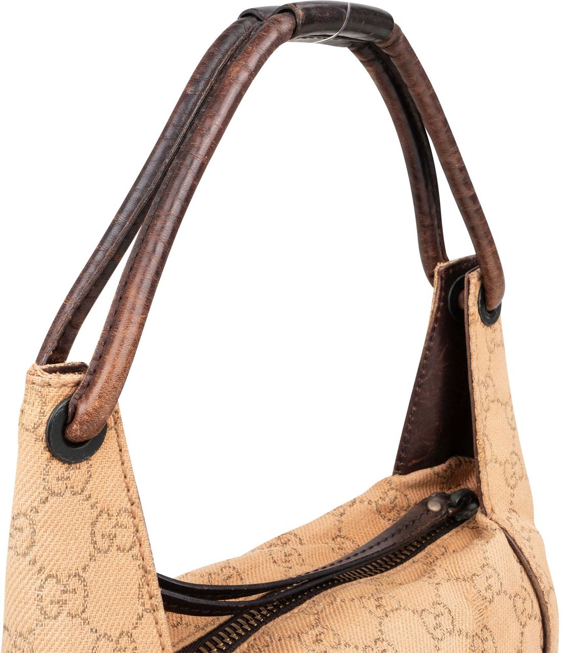 Gucci GG Monogram Shoulder Bag Bruin