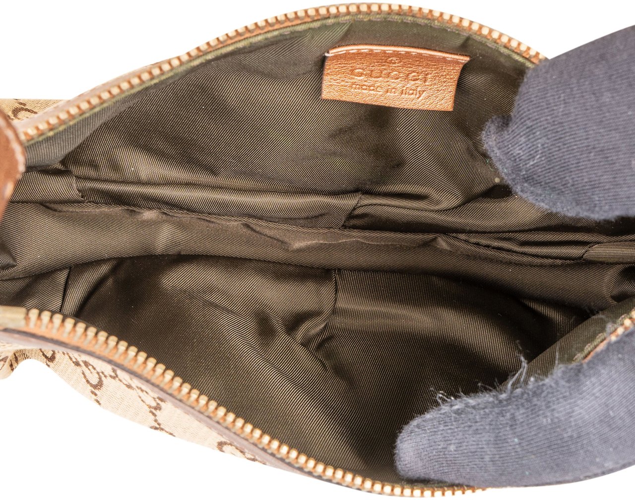 Gucci Gucci GG Monogram Mini Heart Shoulder Bag Bruin