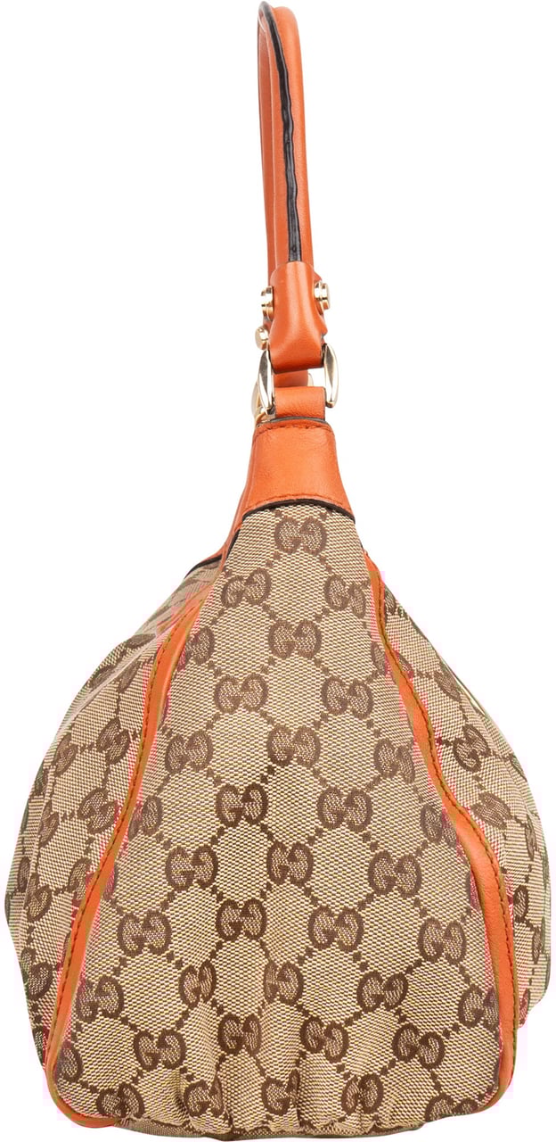 Gucci Gucci GG Monogram Abbey Handbag Bruin