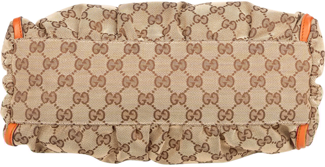 Gucci Gucci GG Monogram Abbey Handbag Bruin