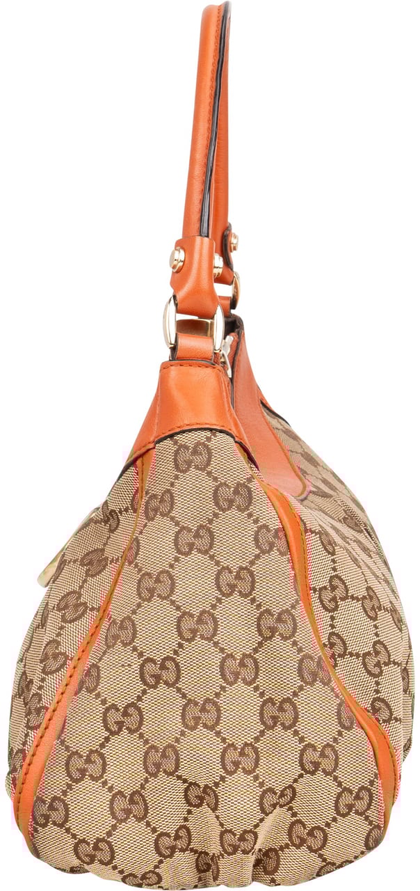 Gucci Gucci GG Monogram Abbey Handbag Bruin