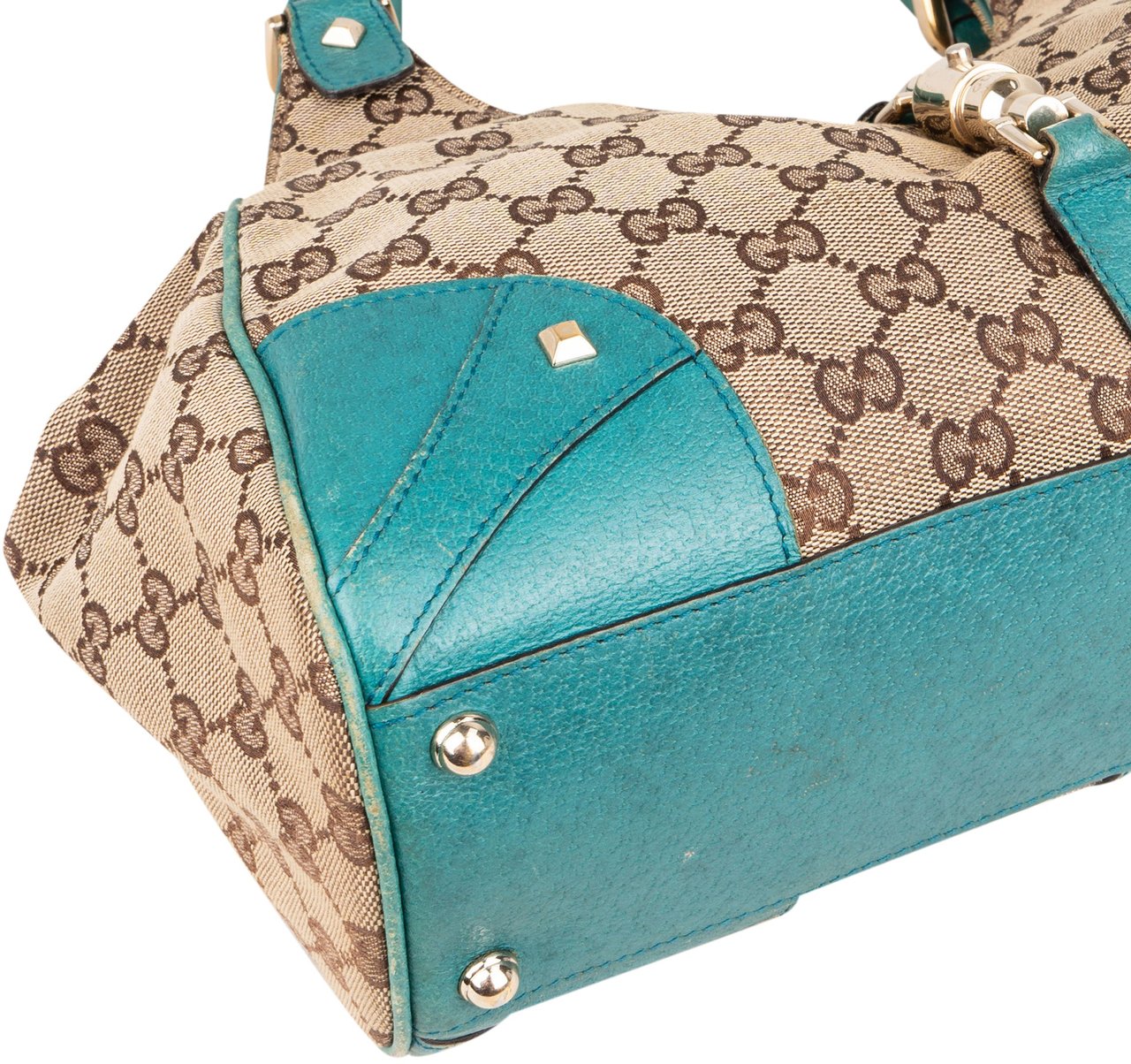 Gucci Gucci GG Monogram Jackie Handbag Bruin