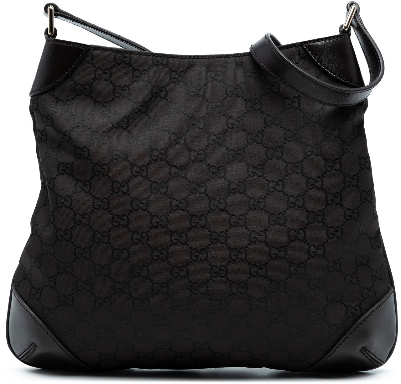 Gucci GG Nylon Hobo Bag Bruin