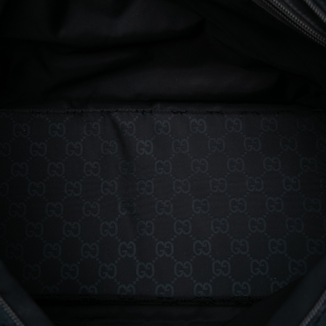 Gucci GG Canvas Web Tote Zwart