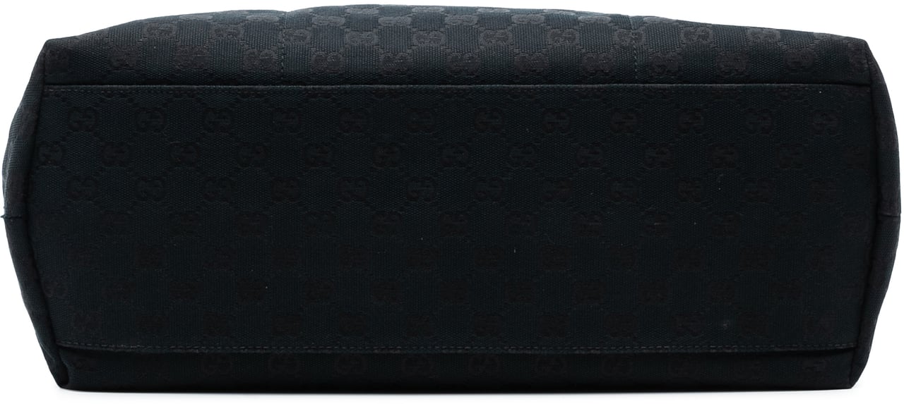 Gucci GG Canvas Web Tote Zwart