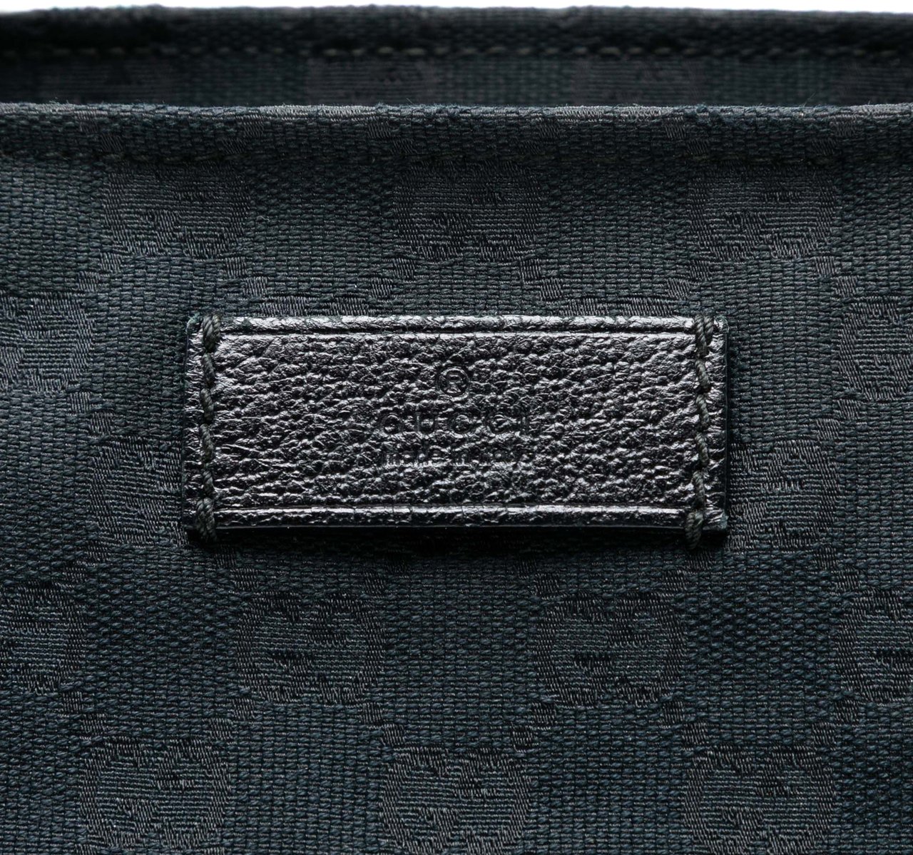 Gucci GG Canvas Web Tote Zwart