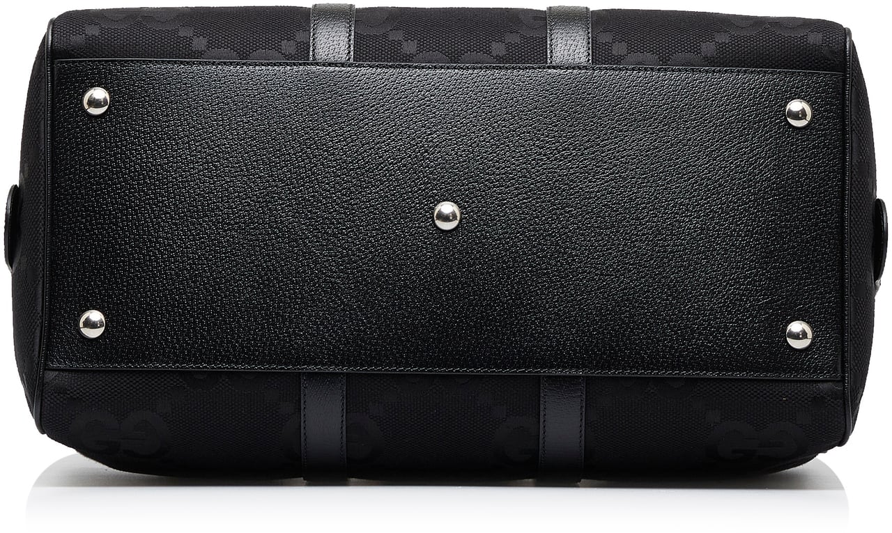 Gucci Small Jumbo GG Canvas Duffle Bag Zwart