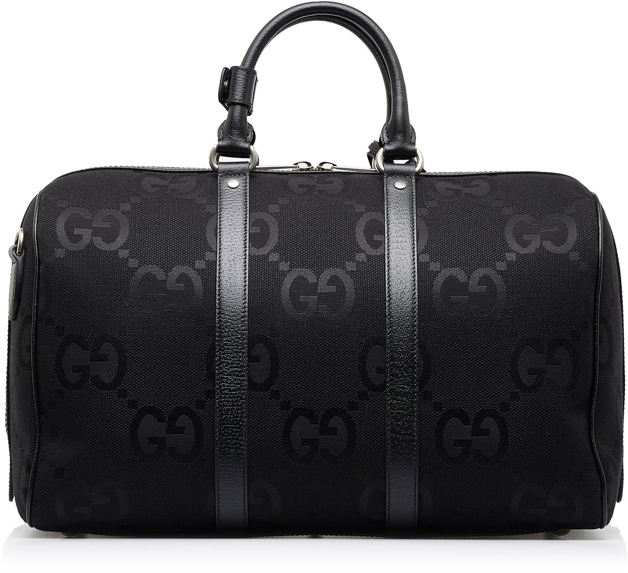 Gucci Small Jumbo GG Canvas Duffle Bag Zwart
