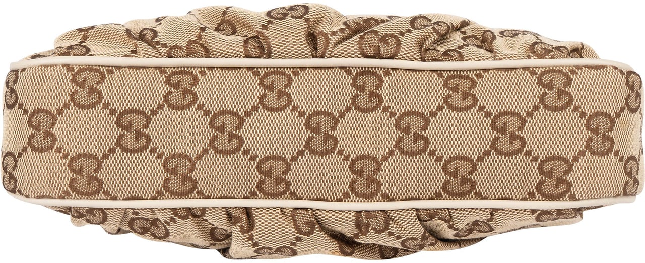 Gucci Gucci GG Monogram Heart Shoulder Bag Bruin
