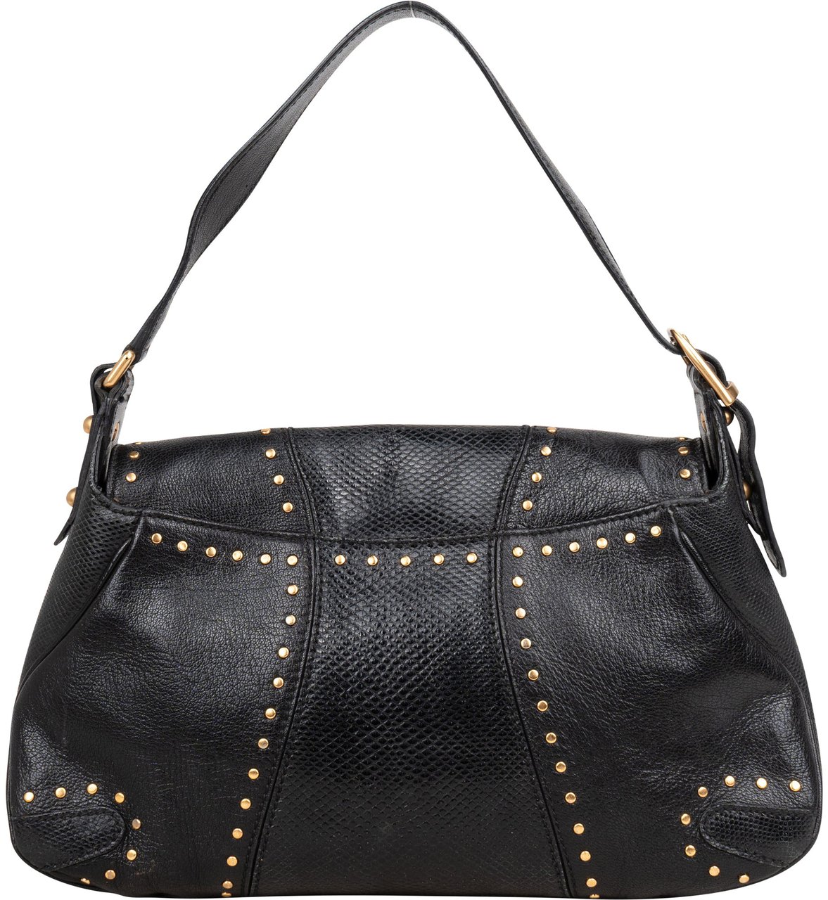 Gucci Gucci Black Limited Python Horsebit By Tom Ford Handbag Zwart