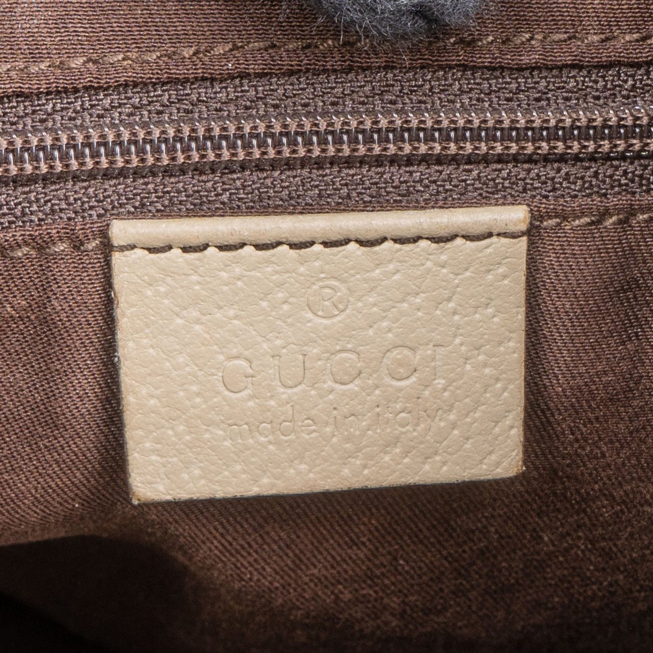 Gucci Gucci GG Monogram Abbey Handbag Bruin