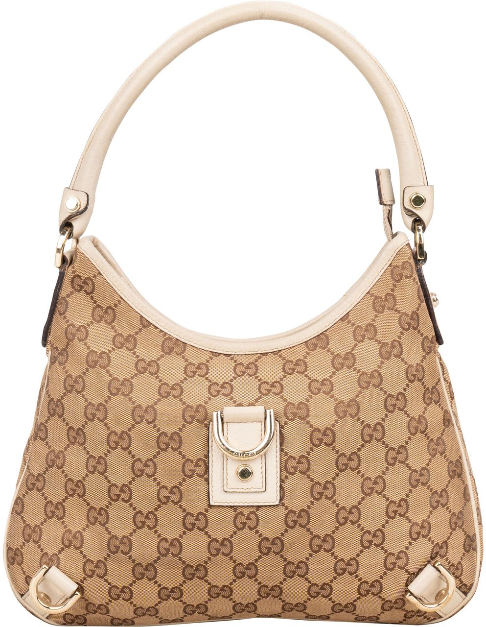 Gucci Gucci GG Monogram Abbey Handbag Bruin