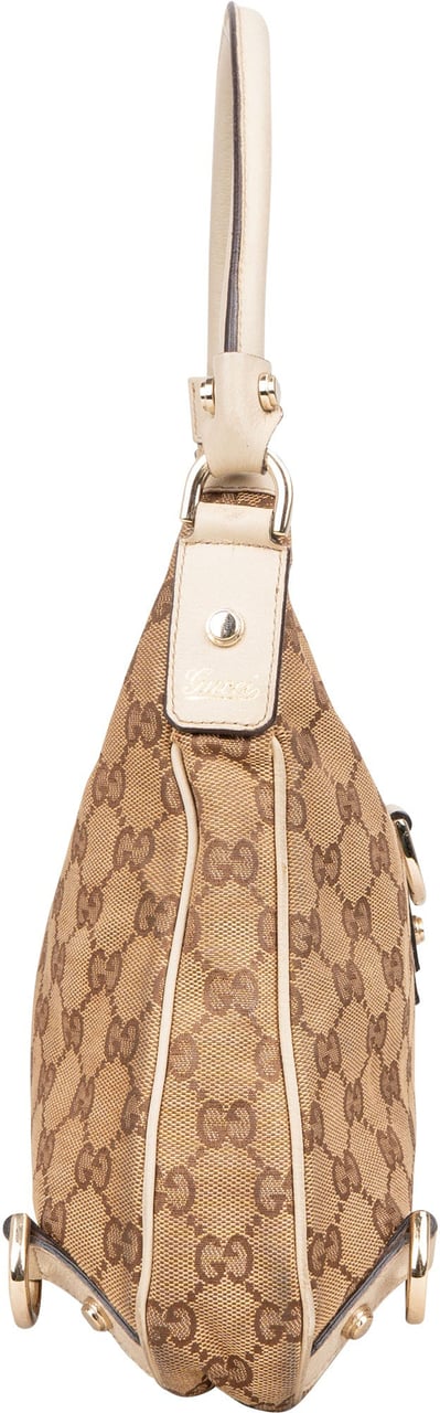 Gucci Gucci GG Monogram Abbey Handbag Bruin