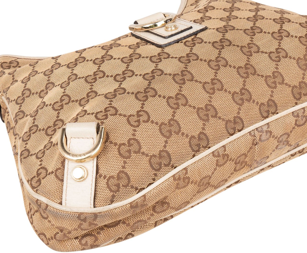 Gucci Gucci GG Monogram Abbey Handbag Bruin