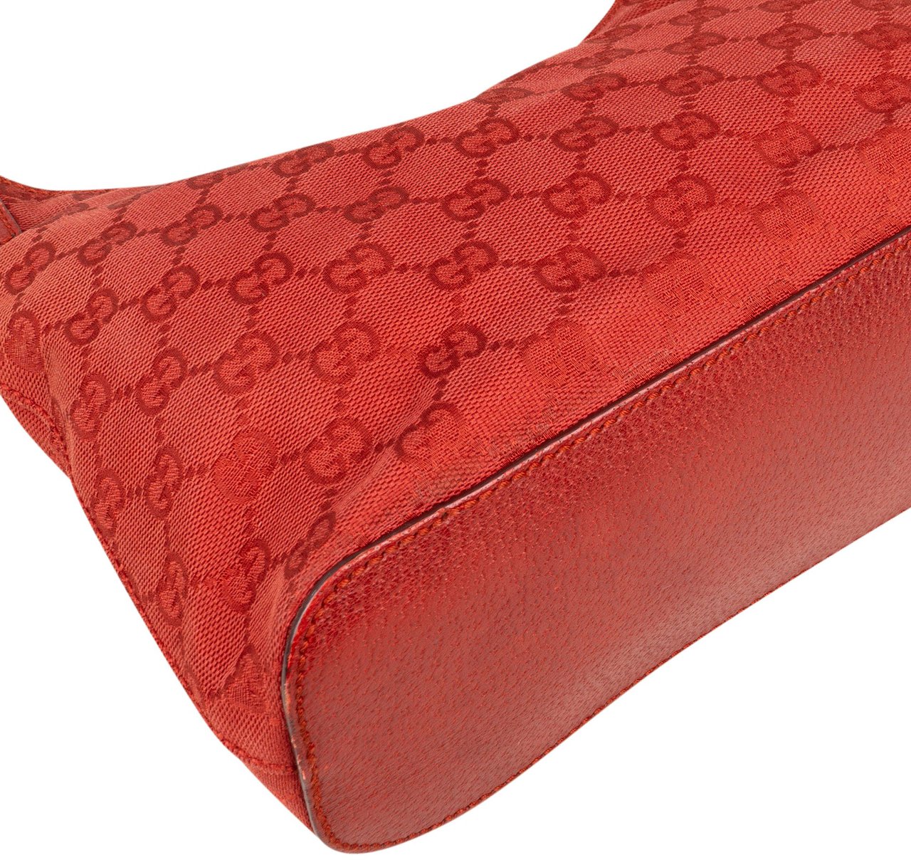 Gucci Gucci GG Monogram Hobo Bag Rood