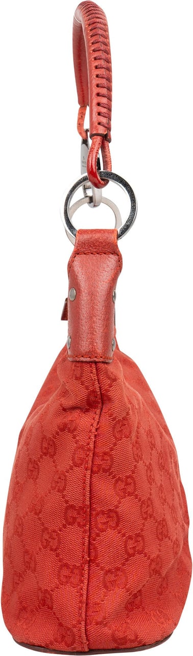 Gucci Gucci GG Monogram Hobo Bag Rood