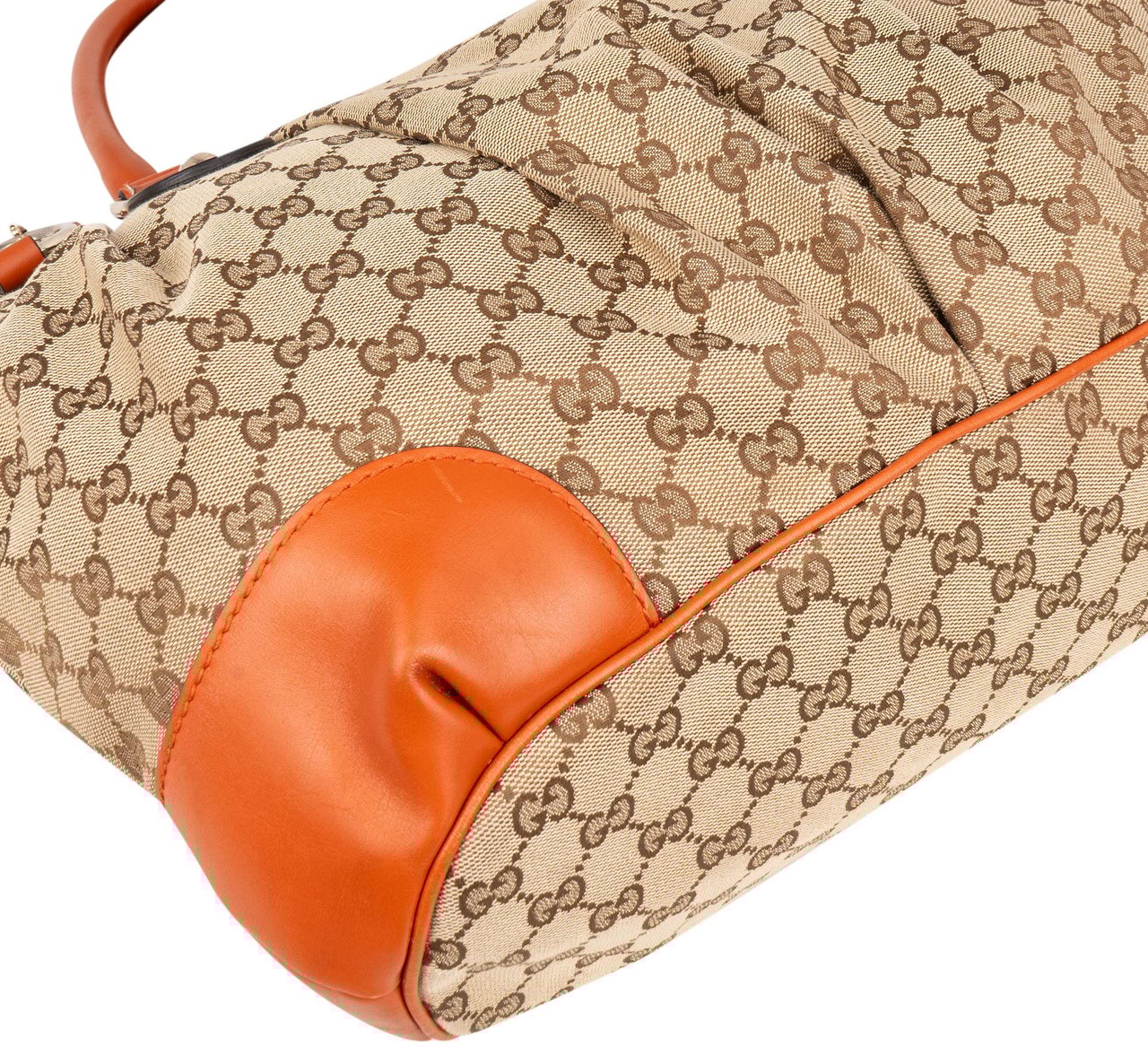 Gucci Gucci GG Monogram Sukey Handbag Bruin