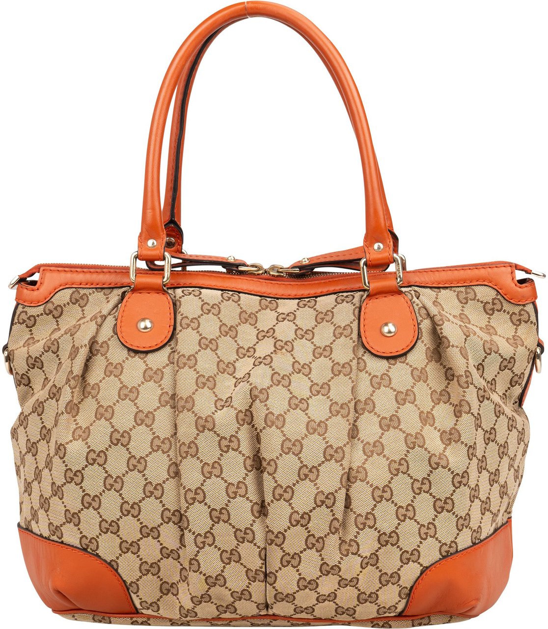 Gucci Gucci GG Monogram Sukey Handbag Bruin