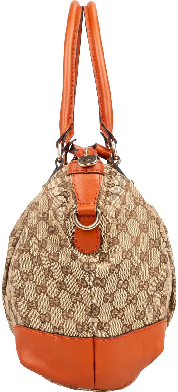 Gucci Gucci GG Monogram Sukey Handbag Bruin