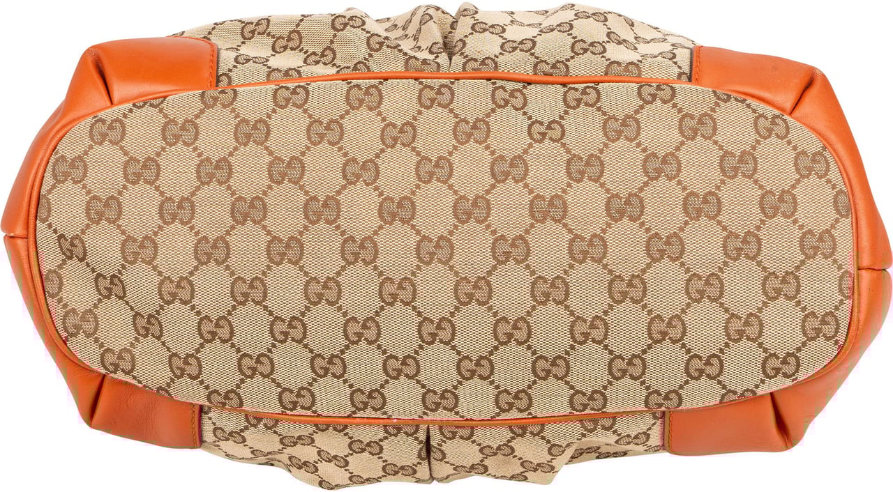 Gucci Gucci GG Monogram Sukey Handbag Bruin