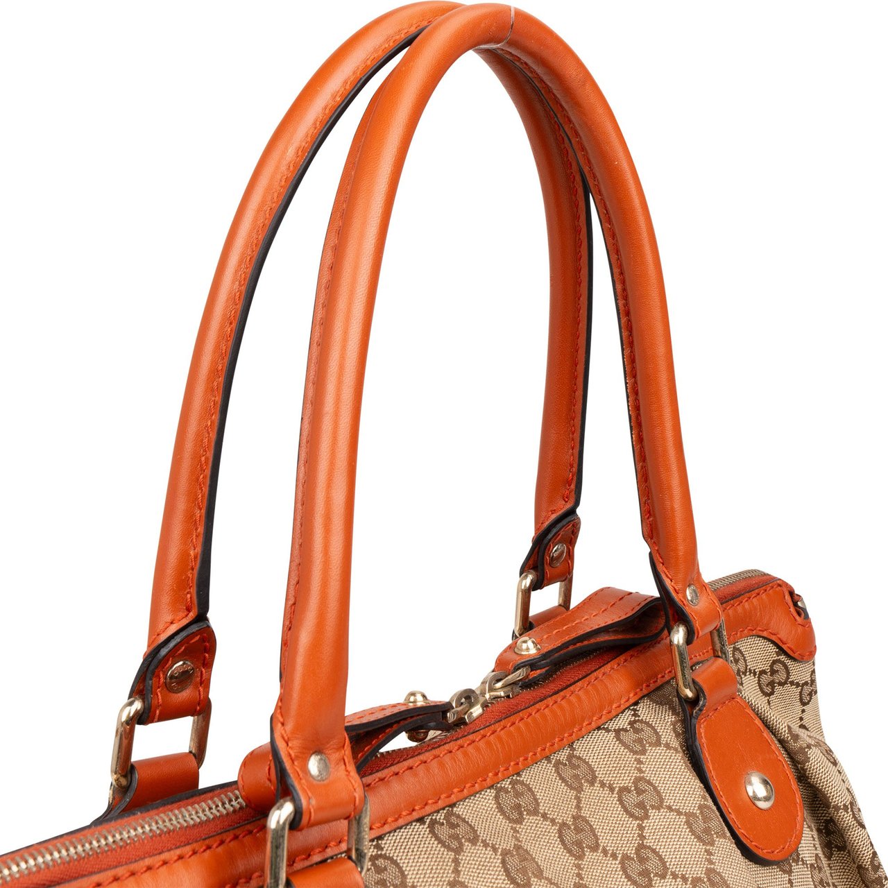 Gucci Gucci GG Monogram Sukey Handbag Bruin