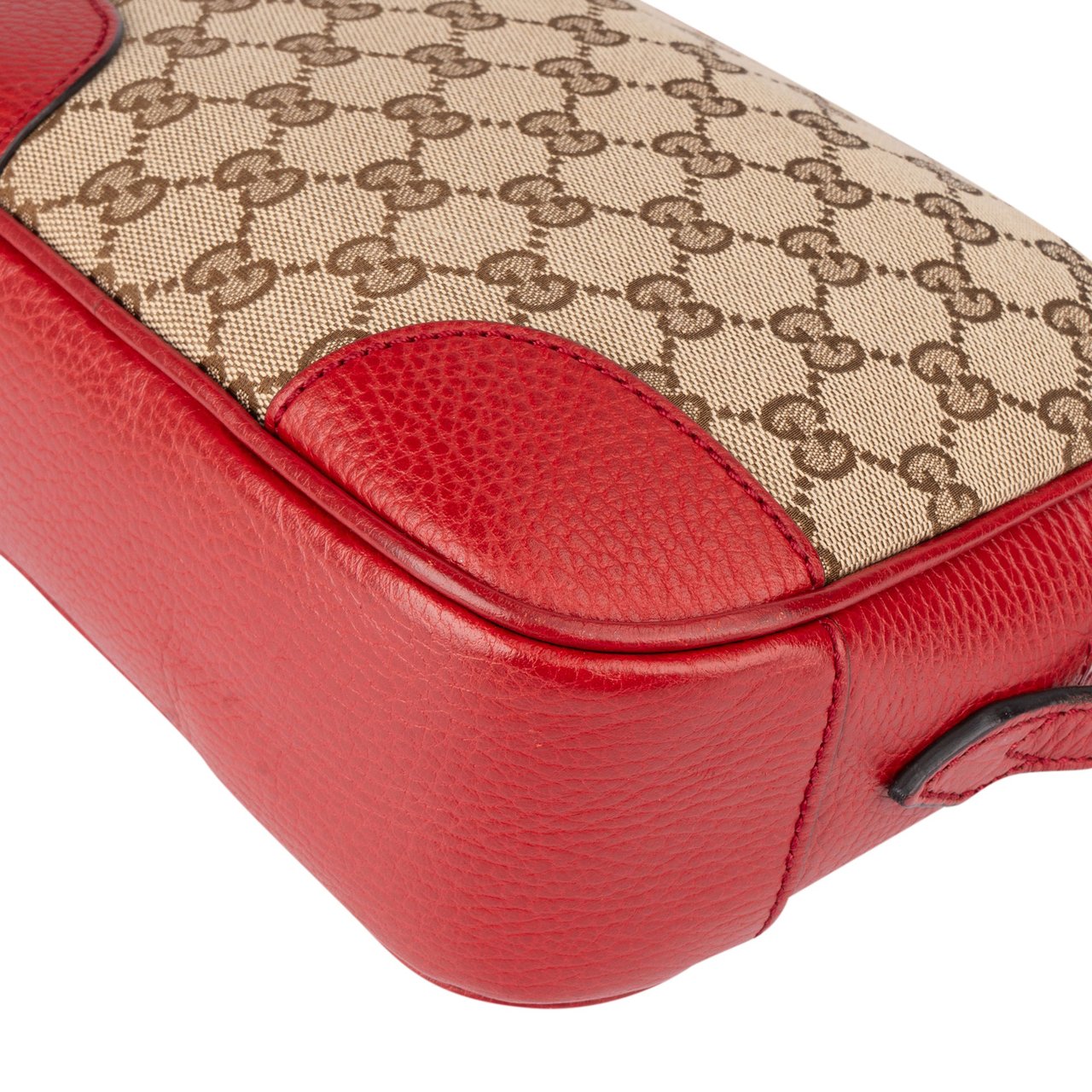 Gucci Gucci GG Monogram Bree Crossbody Bag Bruin