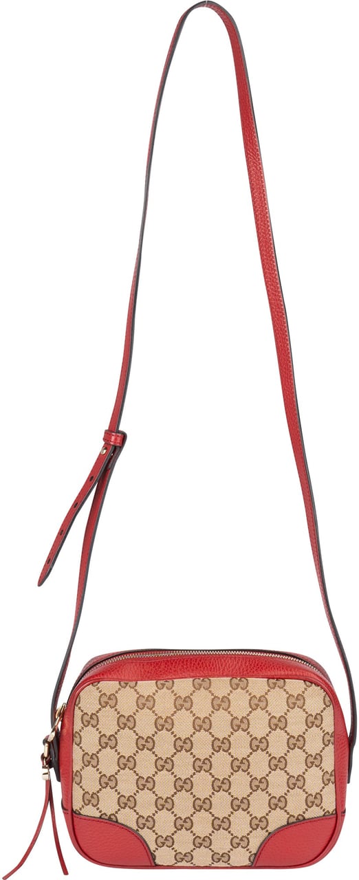 Gucci Gucci GG Monogram Bree Crossbody Bag Bruin