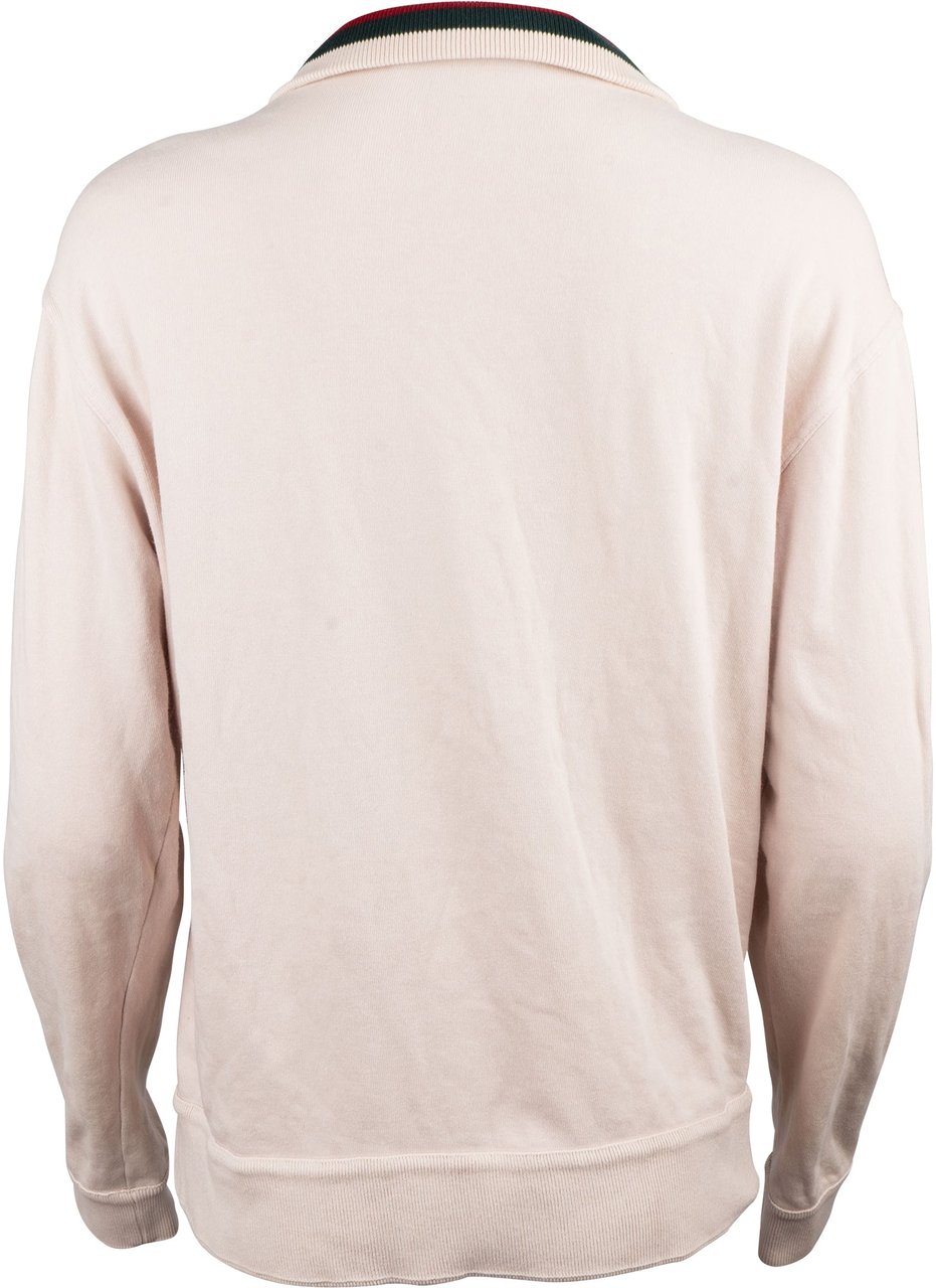 Gucci Gucci White Cotton Stripes Men Jacket (L) Wit