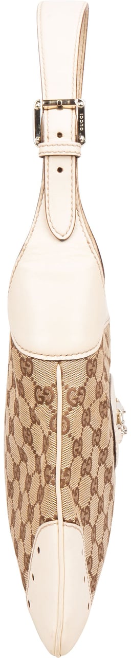 Gucci Gucci GG Monogram Jackie Handbag Bruin