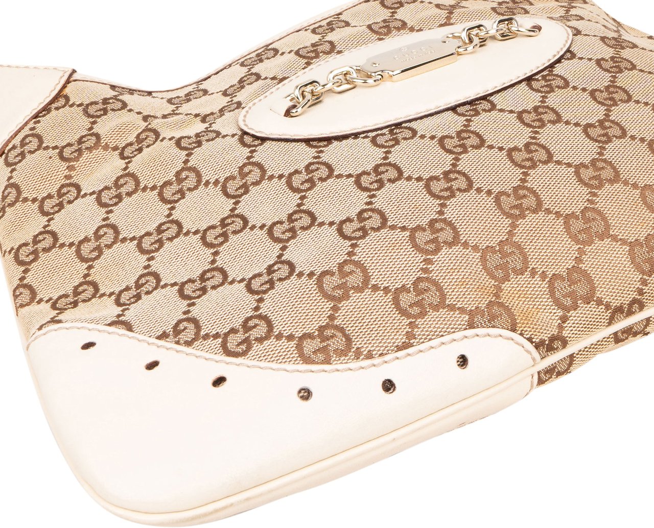 Gucci Gucci GG Monogram Jackie Handbag Bruin