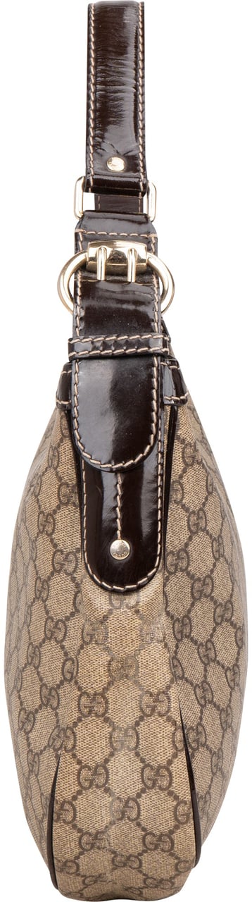 Gucci Gucci GG Monogram Hobo Bag Bruin