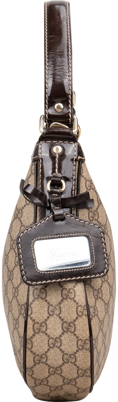 Gucci Gucci GG Monogram Hobo Bag Bruin