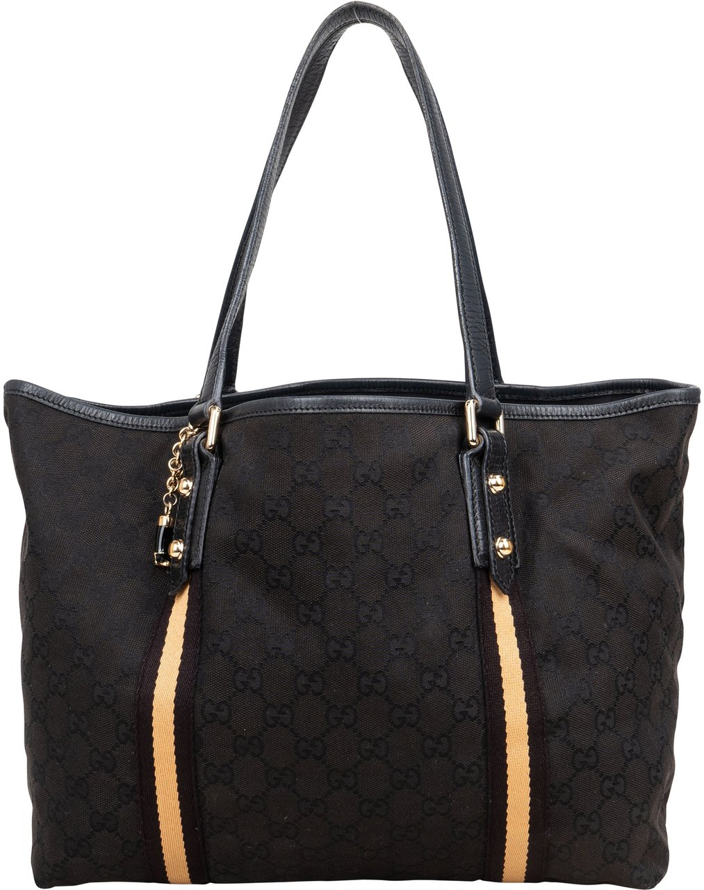 Gucci Gucci GG Monogram Jolicoeur Handbag Zwart