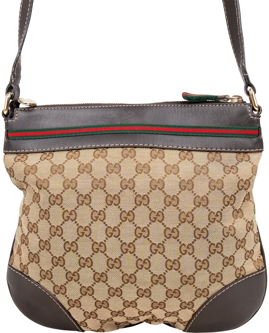 Gucci Gucci GG Monogram Princy Crossbody Bag Bruin