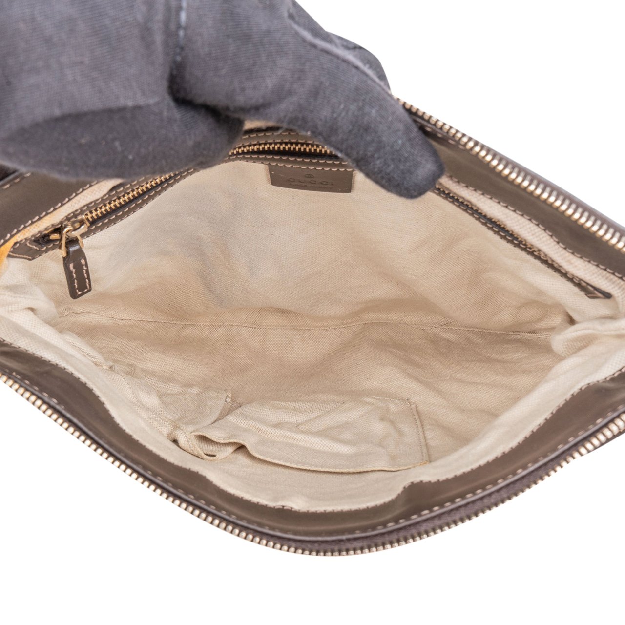 Gucci Gucci GG Monogram Princy Crossbody Bag Bruin