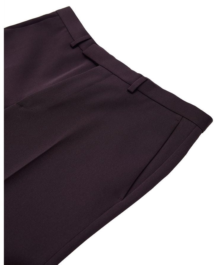 Gucci Bordeaux Wool Dress Pants Maroon
