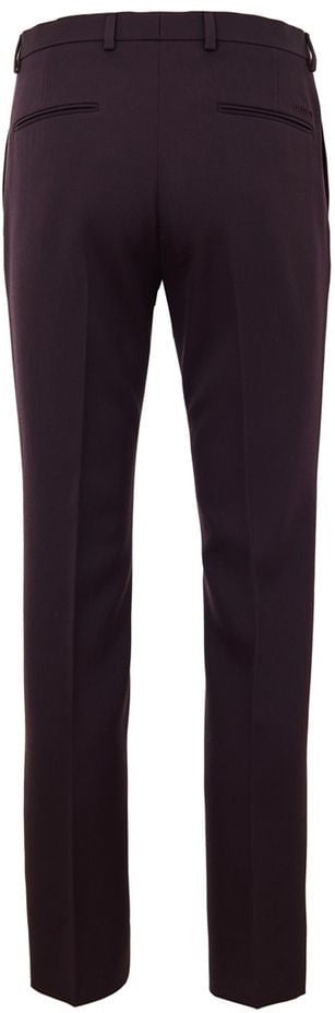 Gucci Bordeaux Wool Dress Pants Maroon