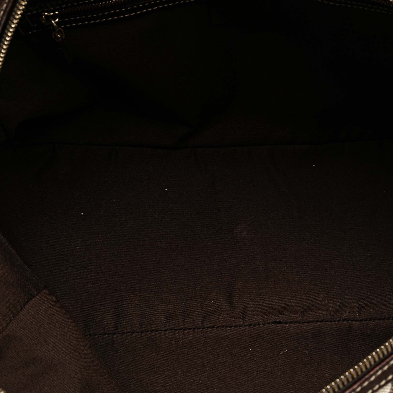 Gucci Printed Canvas Bamboo Horsebit Handbag Wit