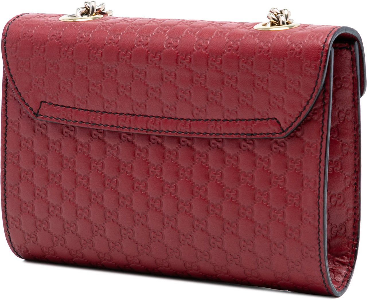 Gucci Mini Microguccissima Emily Crossbody Rood