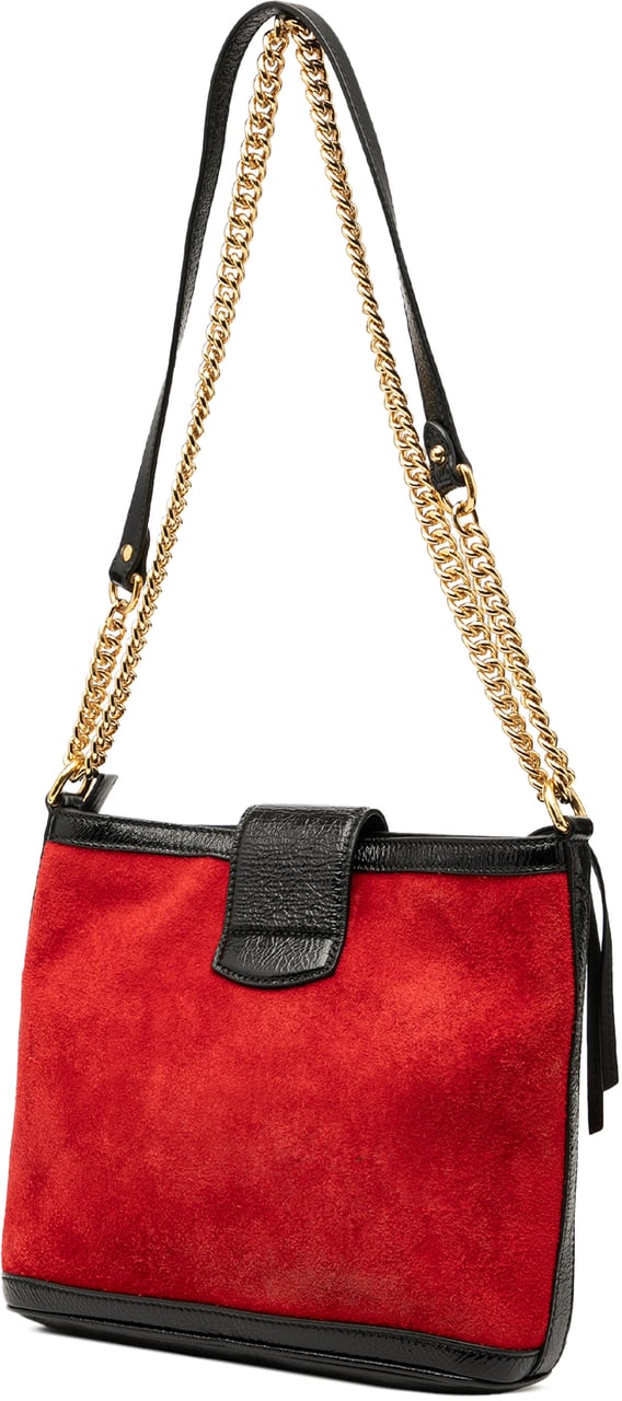 Gucci Suede Dionysus Bucket Bag Rood