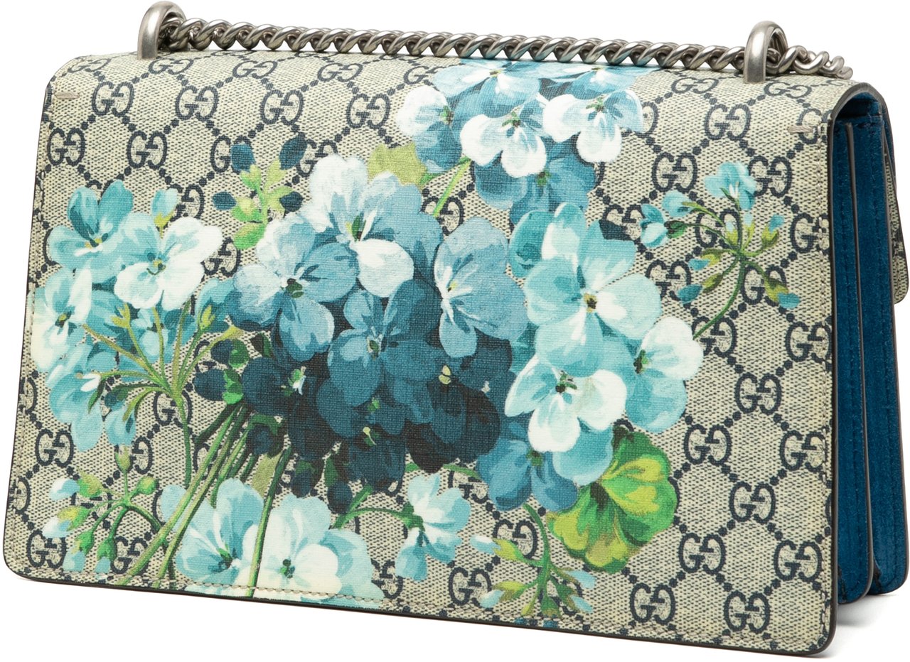 Gucci Small GG Supreme Blooms Dionysus Shoulder Bag Bruin