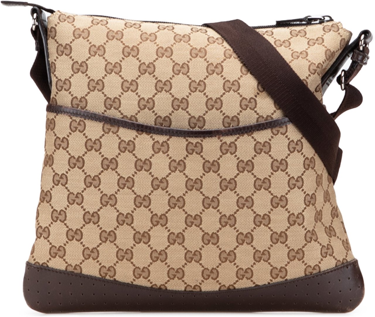 Gucci GG Canvas Crossbody Bruin