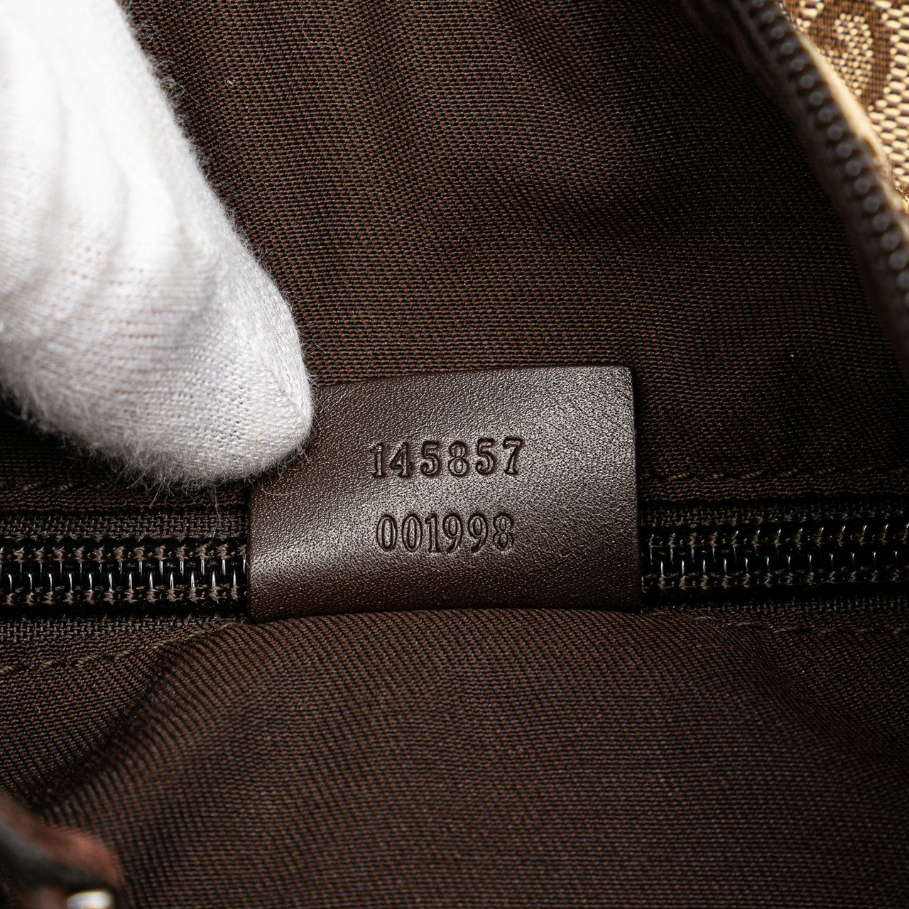 Gucci GG Canvas Crossbody Bruin