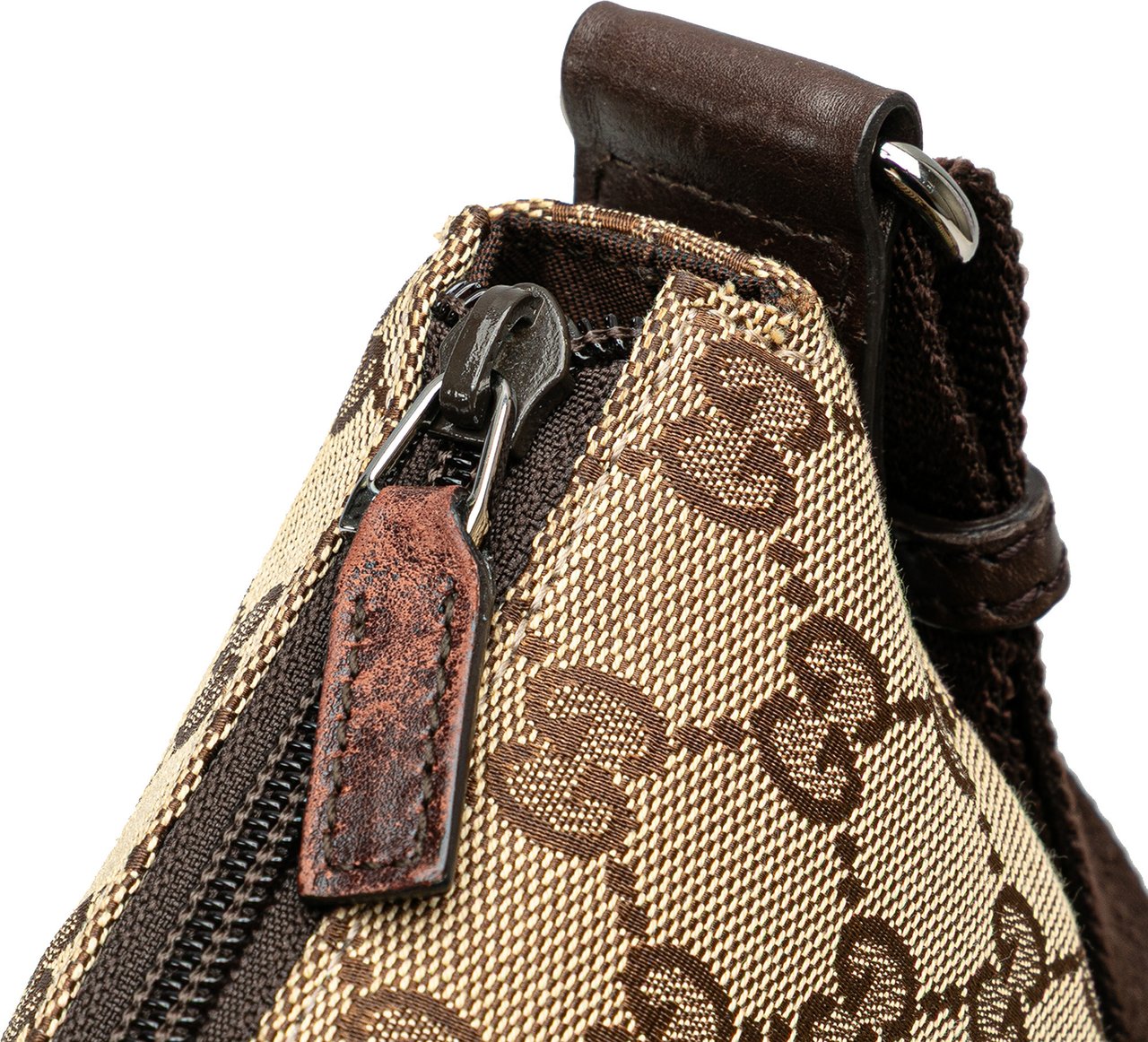 Gucci GG Canvas Crossbody Bruin