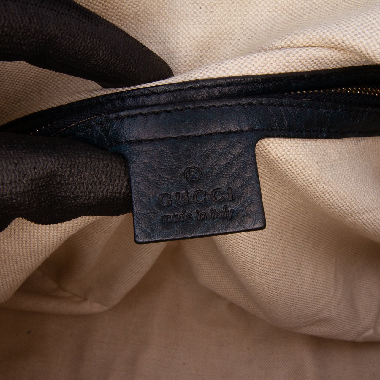 Gucci Diamante Canvas Catherine Dome Satchel Bruin