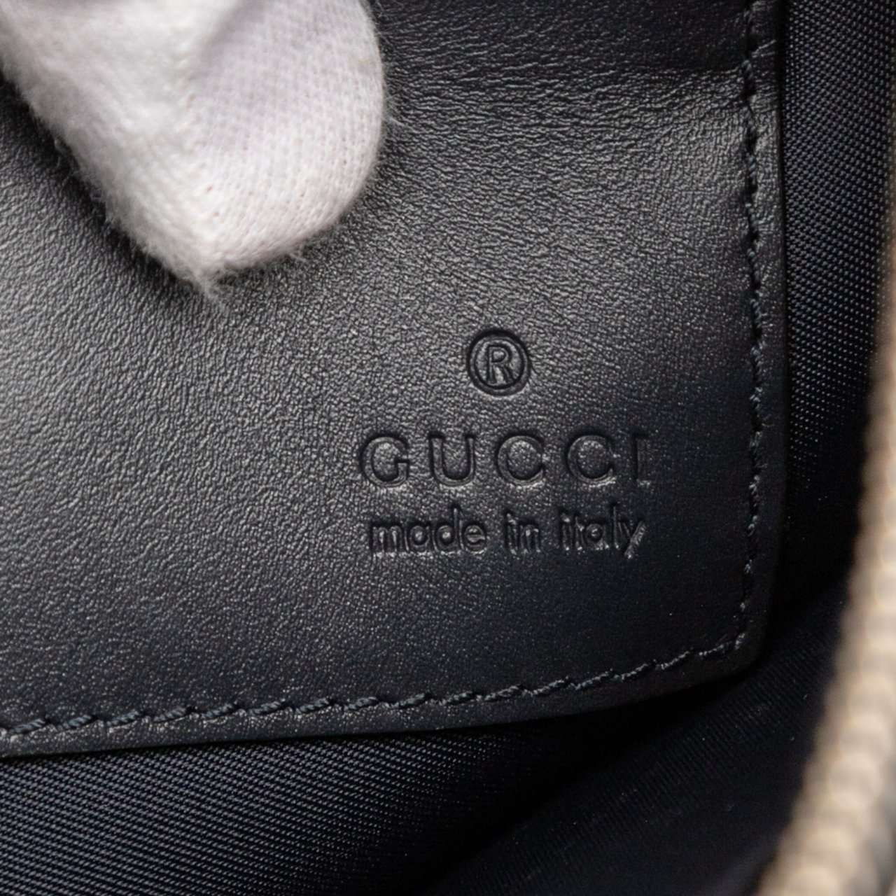 Gucci GG Supreme Blooms Clutch Blauw