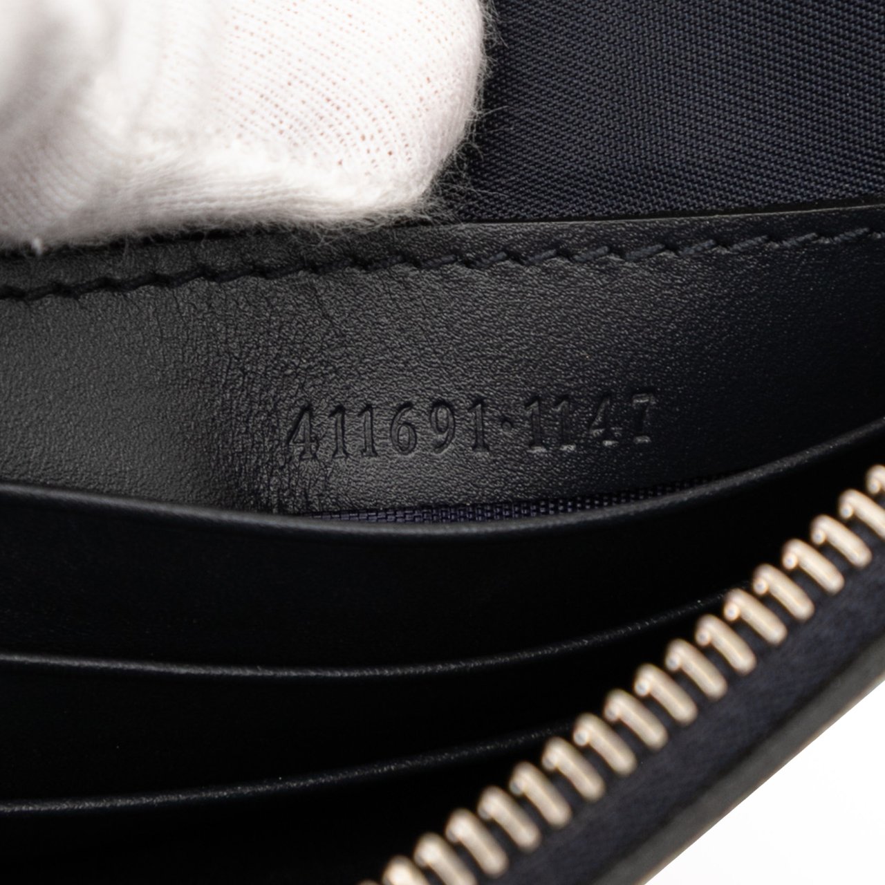 Gucci GG Supreme Blooms Clutch Blauw